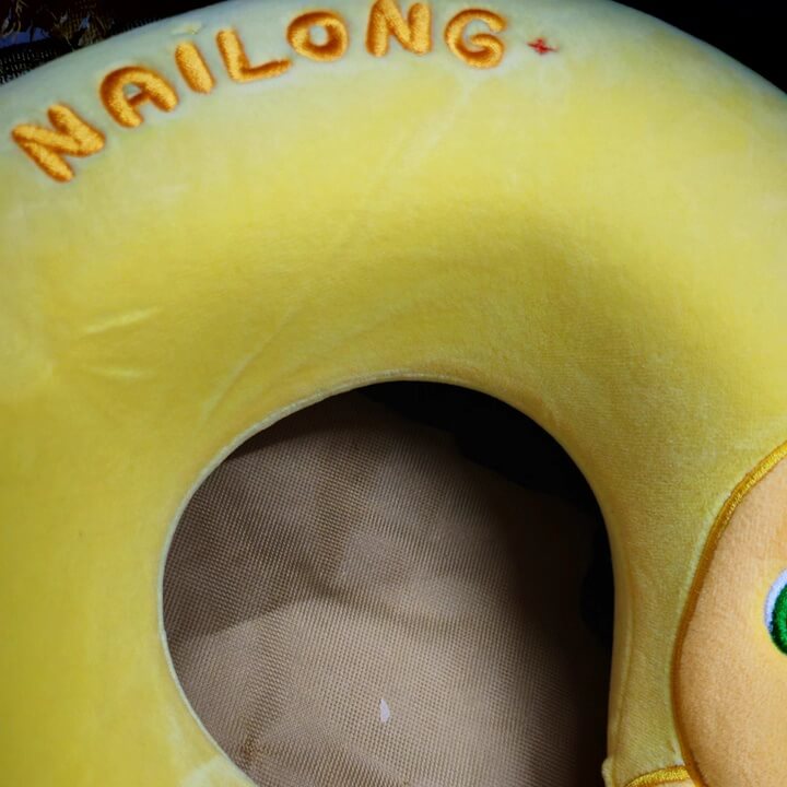 Logell Official NaiLong U - Shaped Memory Foam Travel Neck Pillow – 11.8" × 11.8" × 3.9" (30×30×10cm) - Logell