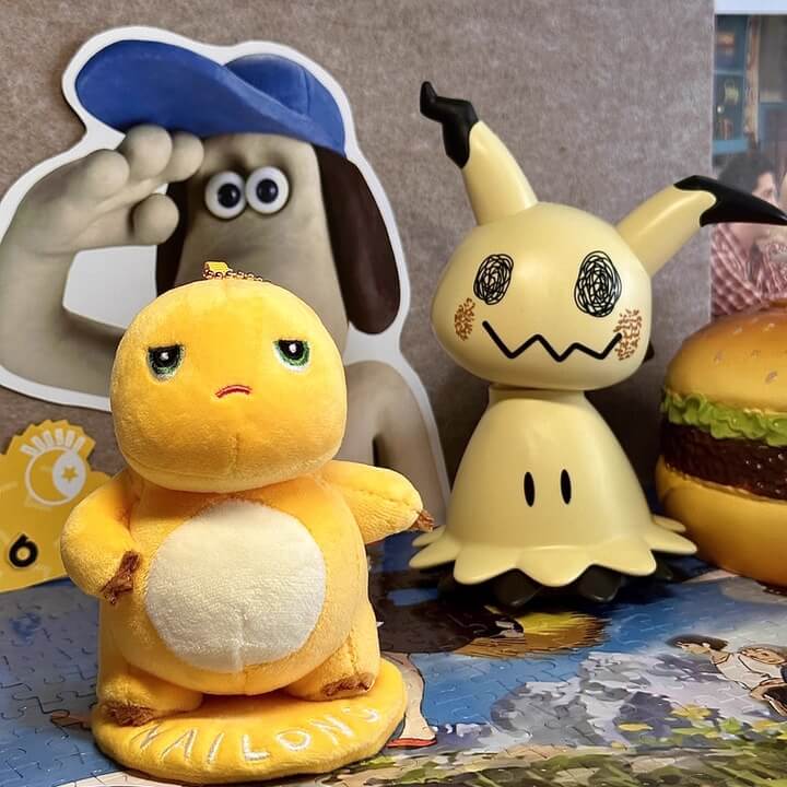 Logell NAILONG Cute Baby Dragon Plush Keychain 4.7" Magnetic Gift - Logell