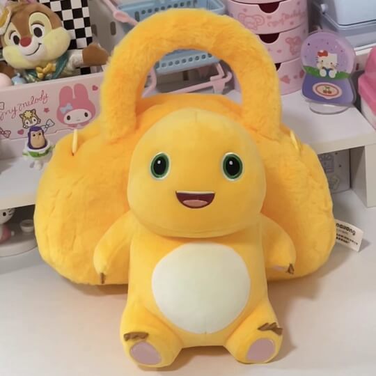 Logell NAILONG Plush Crossbody Bag 9.8"×2.8"×5.5" - Gift for Her - Logell