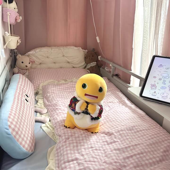 Logell Official NAILONG Floral Cotton - Jacket Plush — 35 cm (13.8") Chinese New Year Dragon Doll Gift for Kids - Logell