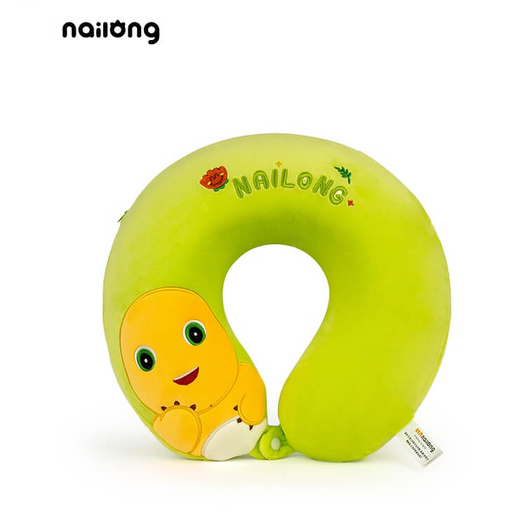 Logell Official NaiLong U - Shaped Memory Foam Travel Neck Pillow – 11.8" × 11.8" × 3.9" (30×30×10cm) - Logell