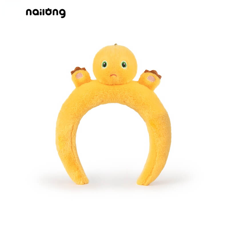 Logell Official NaiLong Plush Headband – Cute Dragon Face Wash & Mask Accessory - Logell